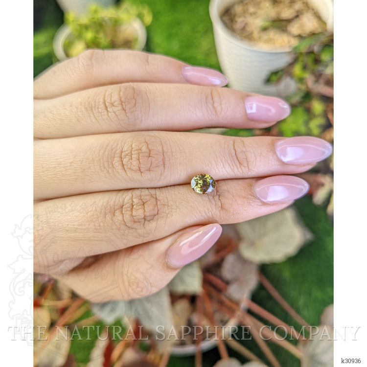 1.75 Ct. Greenish Yellow Zircon from Ceylon (Sri Lanka)