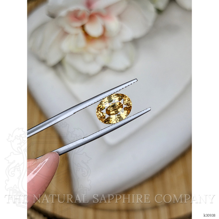 5.38 Ct. Brownish Yellow Zircon from Ceylon (Sri Lanka)