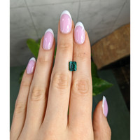 2.24 Ct. Bluish Green Tourmaline from Brazil Life Style