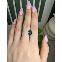4.67 Ct. Greenish Blue Tourmaline from Brazil Life Style