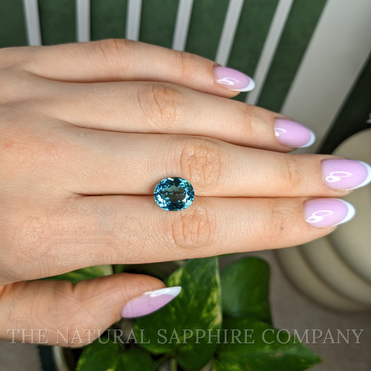 4.67 Ct. Greenish Blue Tourmaline from Brazil