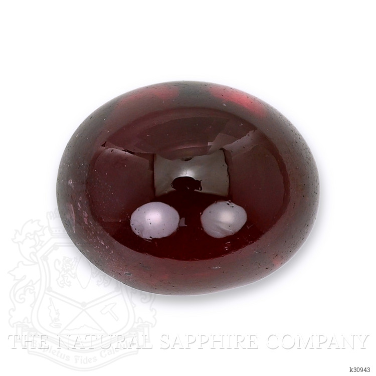 6.73 Ct. Purplish Red Cabochon Rhodolite Garnet from Ceylon (Sri Lanka)