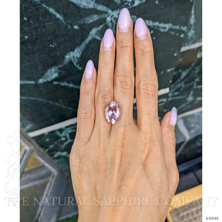 8.54 Ct. Pink Morganite from Brazil