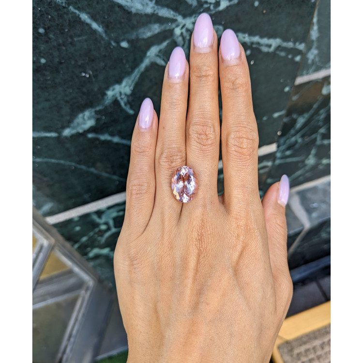 8.54 Ct. Pink Morganite from Brazil