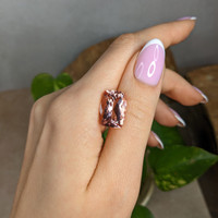 9.42 Ct. Pink Morganite from Brazil Life Style