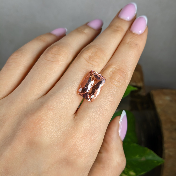 9.42 Ct. Pink Morganite from Brazil
