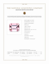 8.05 Ct. Pink Morganite from Brazil Scan Report