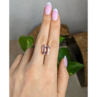 8.05 Ct. Pink Morganite from Brazil Life Style