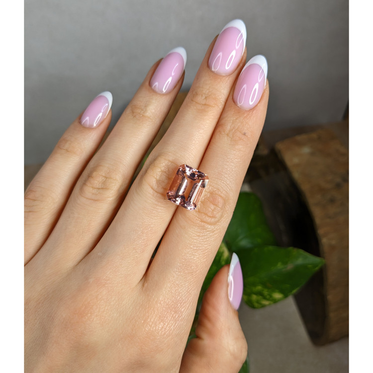 8.05 Ct. Pink Morganite from Brazil