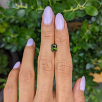 1.43 Ct. Green Zircon from Ceylon (Sri Lanka) Life Style