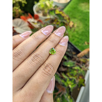 1.38 Ct. Yellowish Green Peridot from Pakistan Life Style