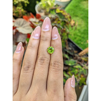 2.20 Ct. Yellowish Green Peridot from Pakistan Life Style