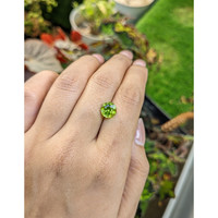 2.44 Ct. Yellowish Green Peridot from Pakistan Life Style