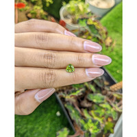 1.37 Ct. Yellowish Green Peridot from Pakistan Life Style