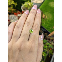 1.35 Ct. Yellowish Green Peridot from Pakistan Life Style