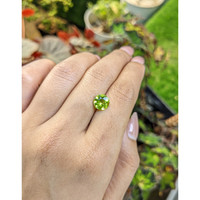 2.10 Ct. Yellowish Green Peridot from Pakistan Life Style