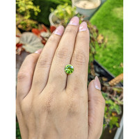 1.75 Ct. Yellowish Green Peridot from Pakistan Life Style