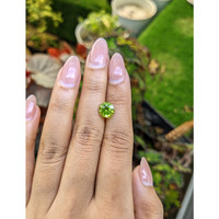 2.25 Ct. Yellowish Green Peridot from Pakistan Life Style