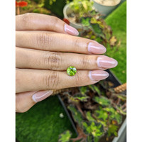 2.25 Ct. Yellowish Green Peridot from Pakistan Life Style