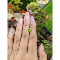 1.78 Ct. Yellowish Green Peridot from Pakistan Life Style
