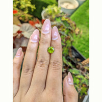 2.34 Ct. Yellowish Green Peridot from Pakistan Life Style