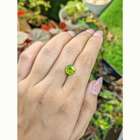 2.62 Ct. Yellowish Green Peridot from Pakistan Life Style