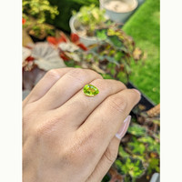 2.44 Ct. Yellowish Green Peridot from Pakistan Life Style