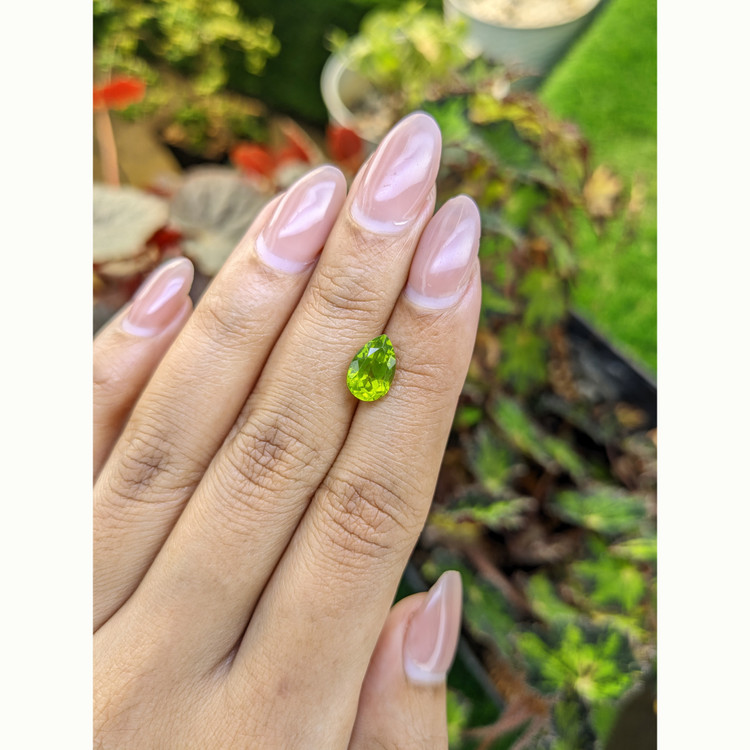 2.45 Ct. Yellowish Green Peridot from Pakistan