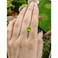 2.45 Ct. Yellowish Green Peridot from Pakistan Life Style