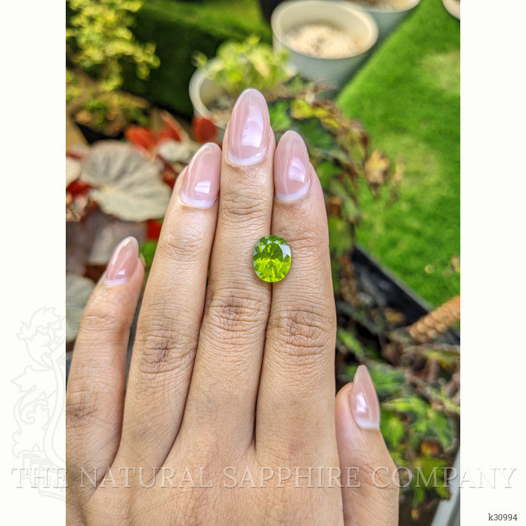 4.03 Ct. Yellowish Green Peridot from Pakistan