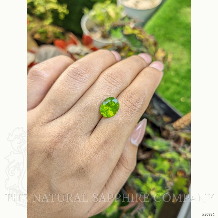 4.03 Ct. Yellowish Green Peridot from Pakistan