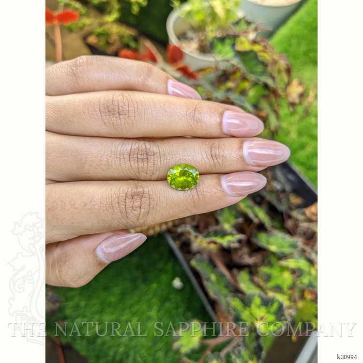 4.03 Ct. Yellowish Green Peridot from Pakistan