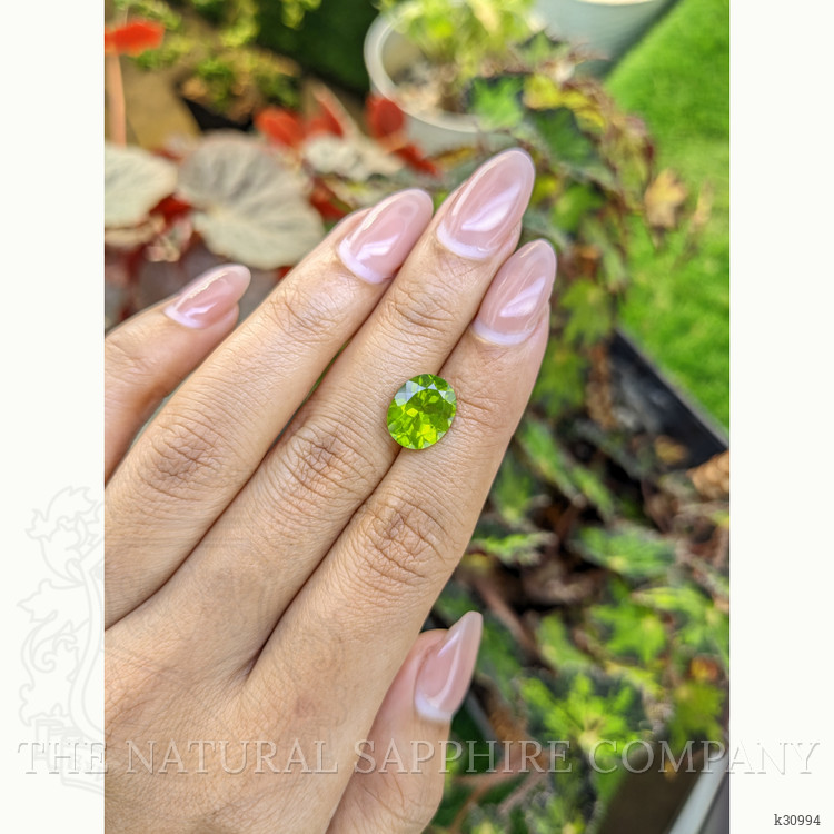 4.03 Ct. Yellowish Green Peridot from Pakistan