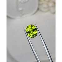 3.32 Ct. Yellowish Green Peridot from Pakistan Life Style