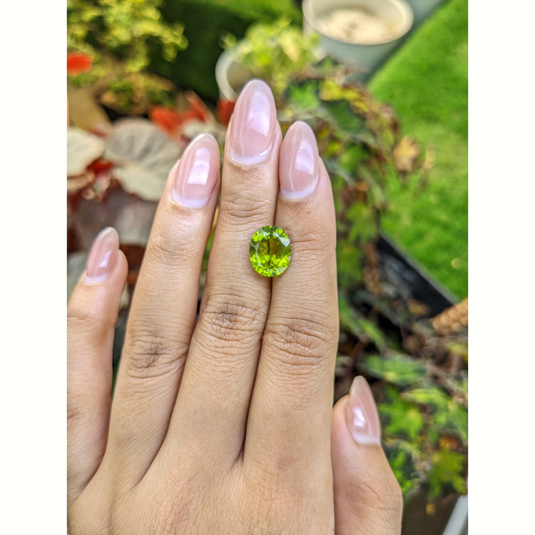 4.20 Ct. Yellowish Green Peridot from Pakistan