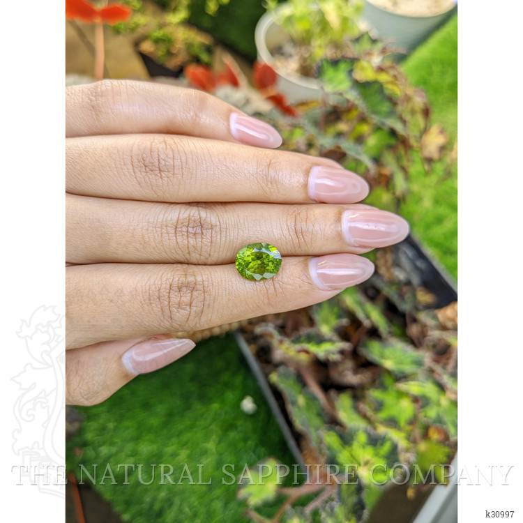 4.87 Ct. Yellowish Green Peridot from Pakistan