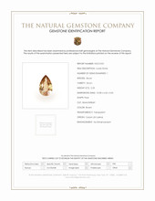 2.23 Ct. Zircon from Ceylon (Sri Lanka) Scan Report