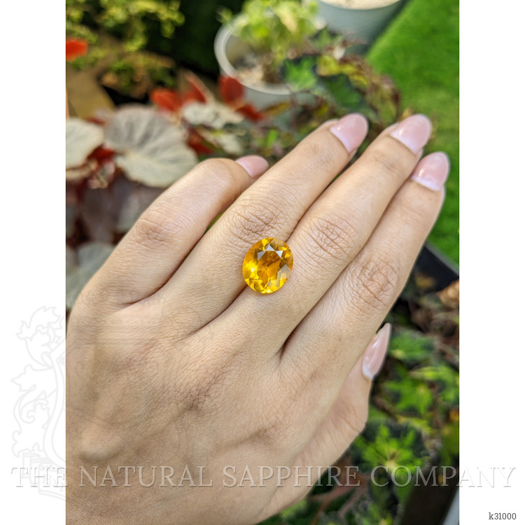 6.05 Ct. Yellowish Orange Citrine from Brazil