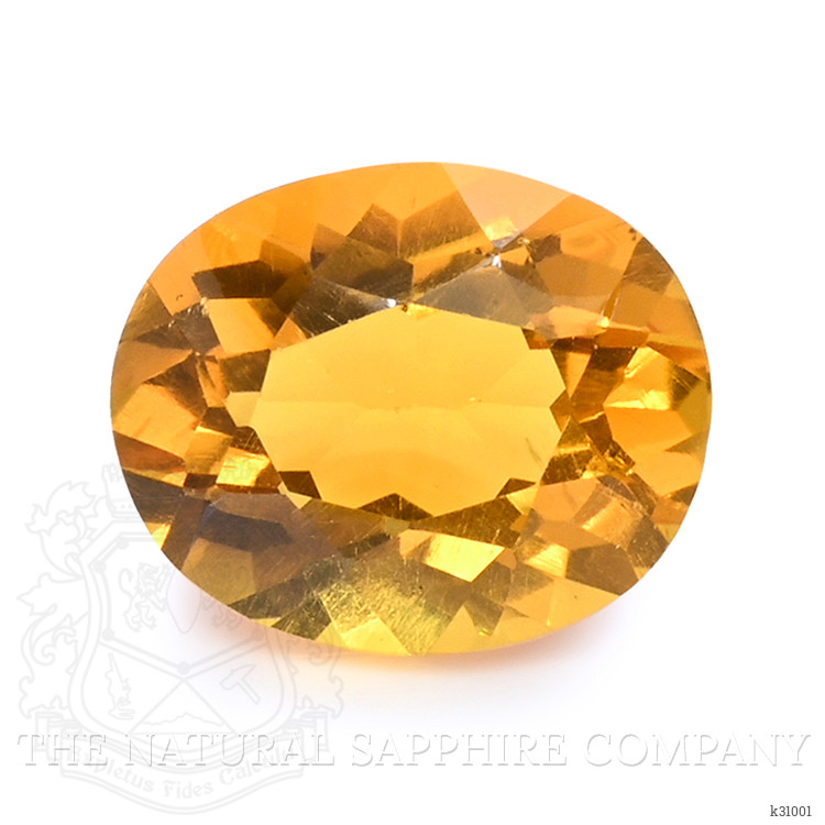 4.63 Ct. Orangish Yellow Citrine from Brazil