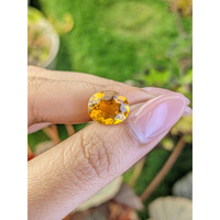 4.63 Ct. Orangish Yellow Citrine from Brazil Life Style