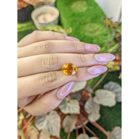 4.63 Ct. Orangish Yellow Citrine from Brazil Life Style