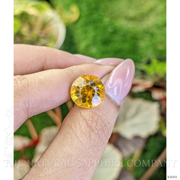 5.70 Ct. Orangish Yellow Citrine from Brazil