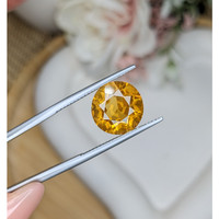 5.03 Ct. Orangish Yellow Citrine from Brazil Life Style