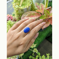 11.50 Ct. Cabochon Lapis from Afghanistan Life Style