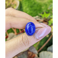 10.98 Ct. Cabochon Lapis from Afghanistan Life Style
