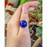 18.55 Ct. Cabochon Lapis from Afghanistan Life Style