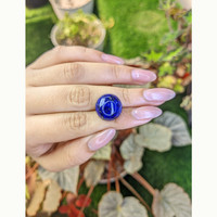 18.55 Ct. Cabochon Lapis from Afghanistan Life Style