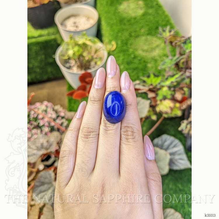 55.10 Ct. Cabochon Lapis from Afghanistan