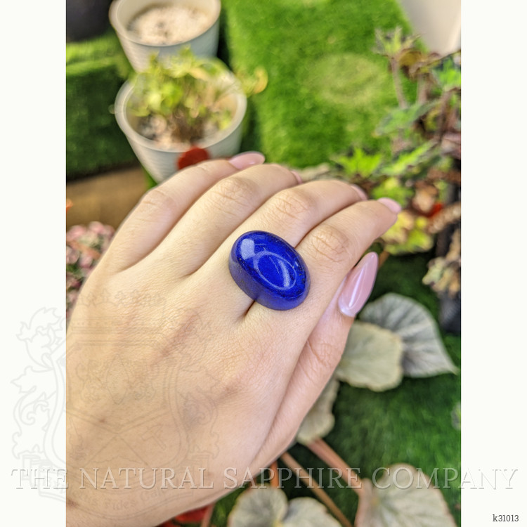 55.10 Ct. Cabochon Lapis from Afghanistan