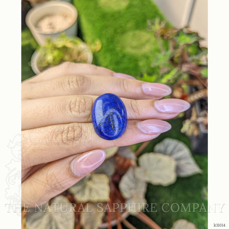 30.78 Ct. Cabochon Lapis from Afghanistan